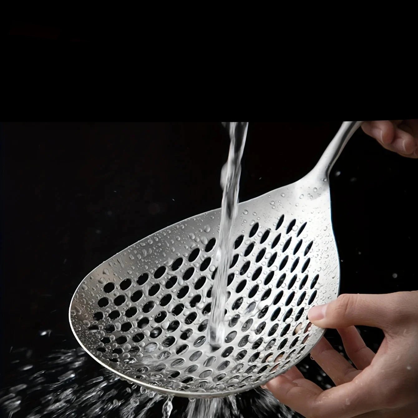 CUILLÈRE- PASSOIRE- EN- INOX : lavage