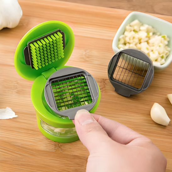 Presse-ail - multifonctionnel - en - acier inoxydable | Hachoir - à - ail -portable - et - facile - à - nettoyer : enlevant - ail
