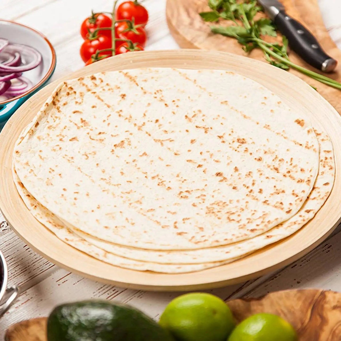 Presse - à - tortilla - antiadhésive - avec - tortilla - cuits