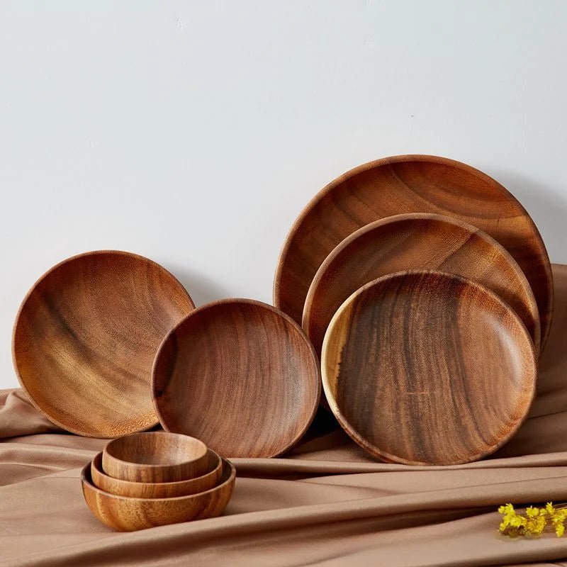 assiette en bois de jujubier - Prati - Kitchen