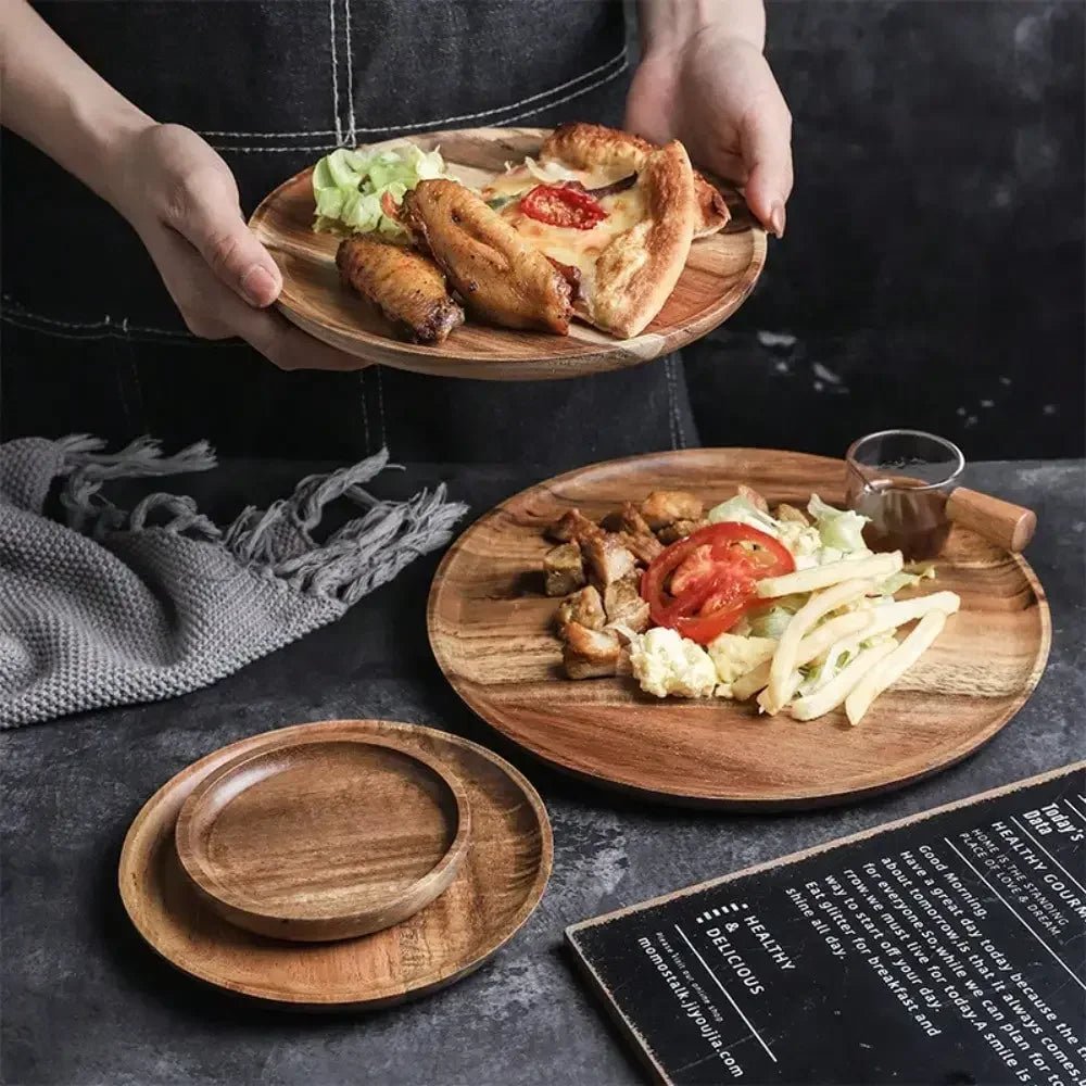 assiette en bois de jujubier - Prati - Kitchen