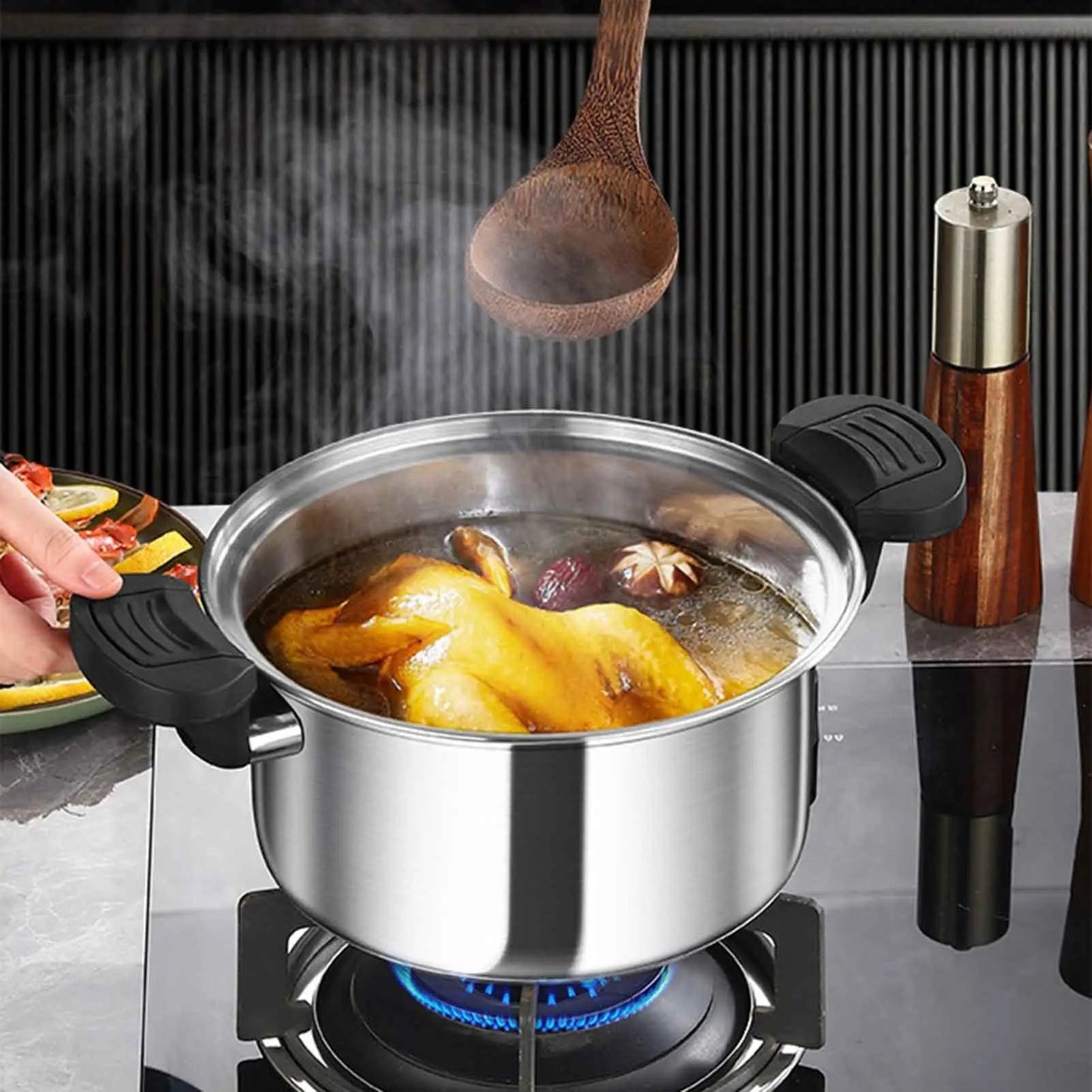autocuiseur inox ergonomique à basse pression - Prati - Kitchen