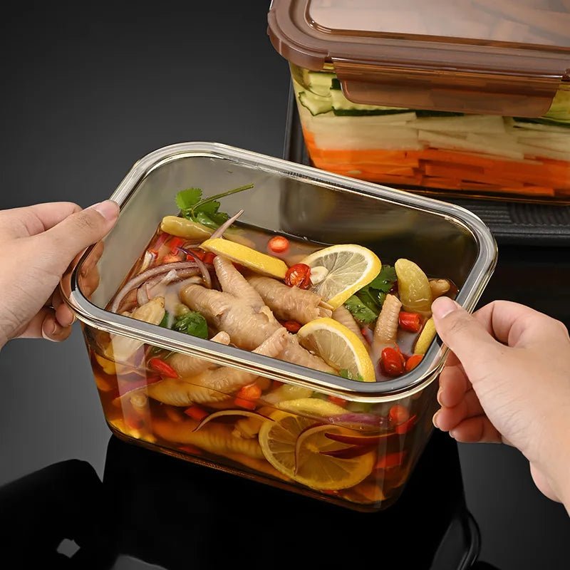 boîte de conservation en verre XXL hermétique - Spécial légumes pour réfrigérateur - Prati - Kitchen