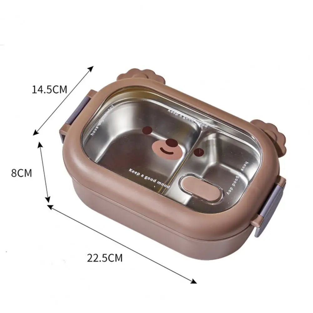 boîte déjeuner isotherme INOX 304 Anti - Fuite - 2 Compartiments pour Adultes et Enfants - Prati - Kitchen