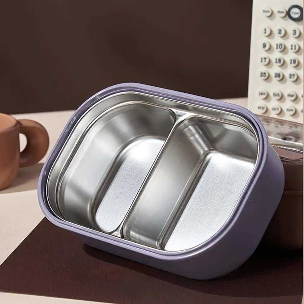 boîte déjeuner isotherme INOX 304 Anti - Fuite - 2 Compartiments pour Adultes et Enfants - Prati - Kitchen