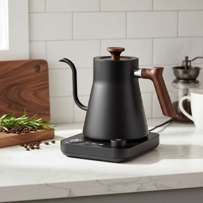 Bouilloire Électrique Intelligente 900 ml | Température Constante (Col de Cygne) pour Café et Lait en Poudre - Prati - Kitchen