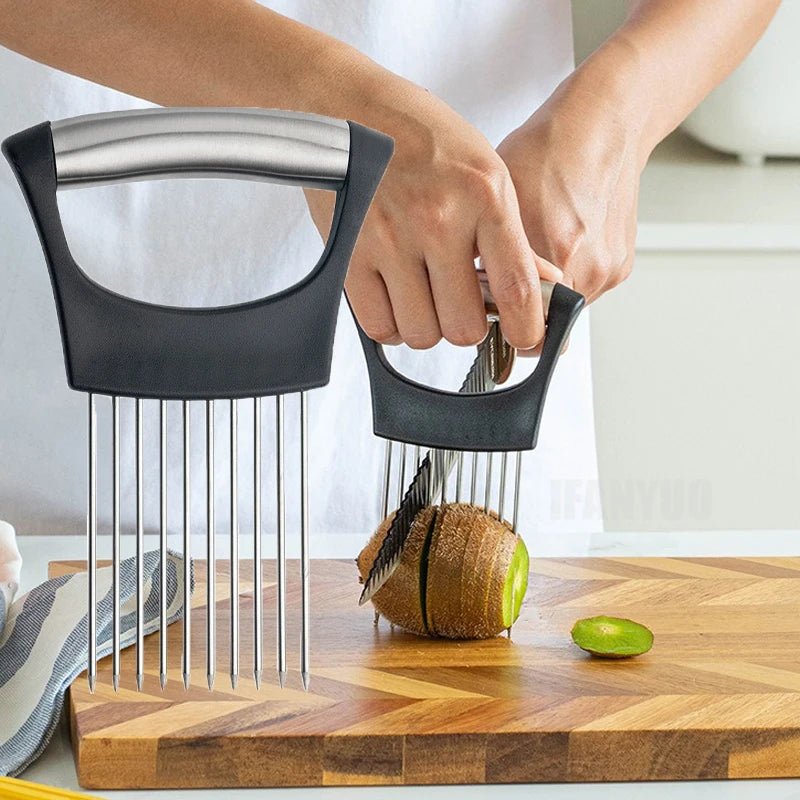 coupe - oignons manuel Pro 4 - en - 1 acier inoxydable | Hachoir, Attendrisseur à viande et Griffe - Prati - Kitchen