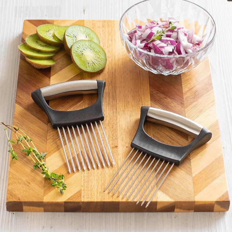 coupe - oignons manuel Pro 4 - en - 1 acier inoxydable | Hachoir, Attendrisseur à viande et Griffe - Prati - Kitchen