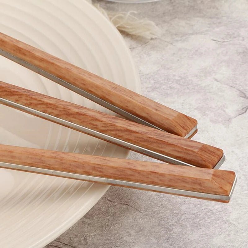 couverts de table en acier inoxydable 18/10 avec poignée | couleur marron - Prati - Kitchen