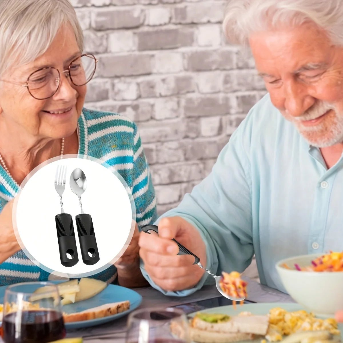 couverts ergonomiques Lestés Anti - Tremblement pliables pour | Parkinson, Arthrite et Seniors - Prati - Kitchen