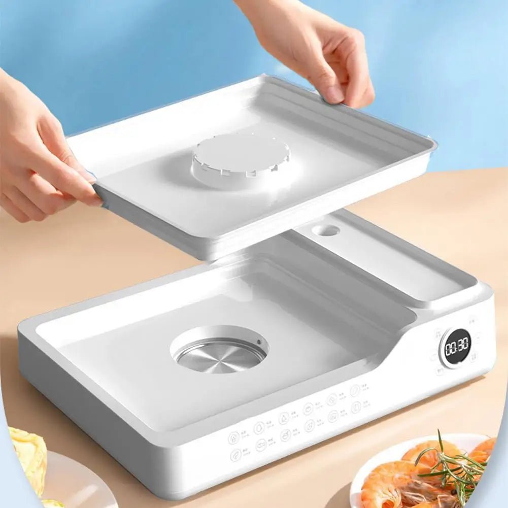 cuiseur vapeur électrique intelligent 3 compartiments - cuisine saine et rapide - Prati - Kitchen