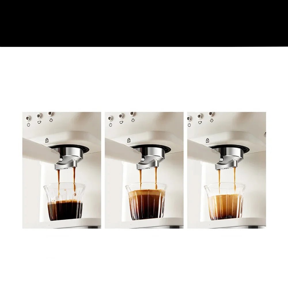 différentes fonction de la machine à expresso