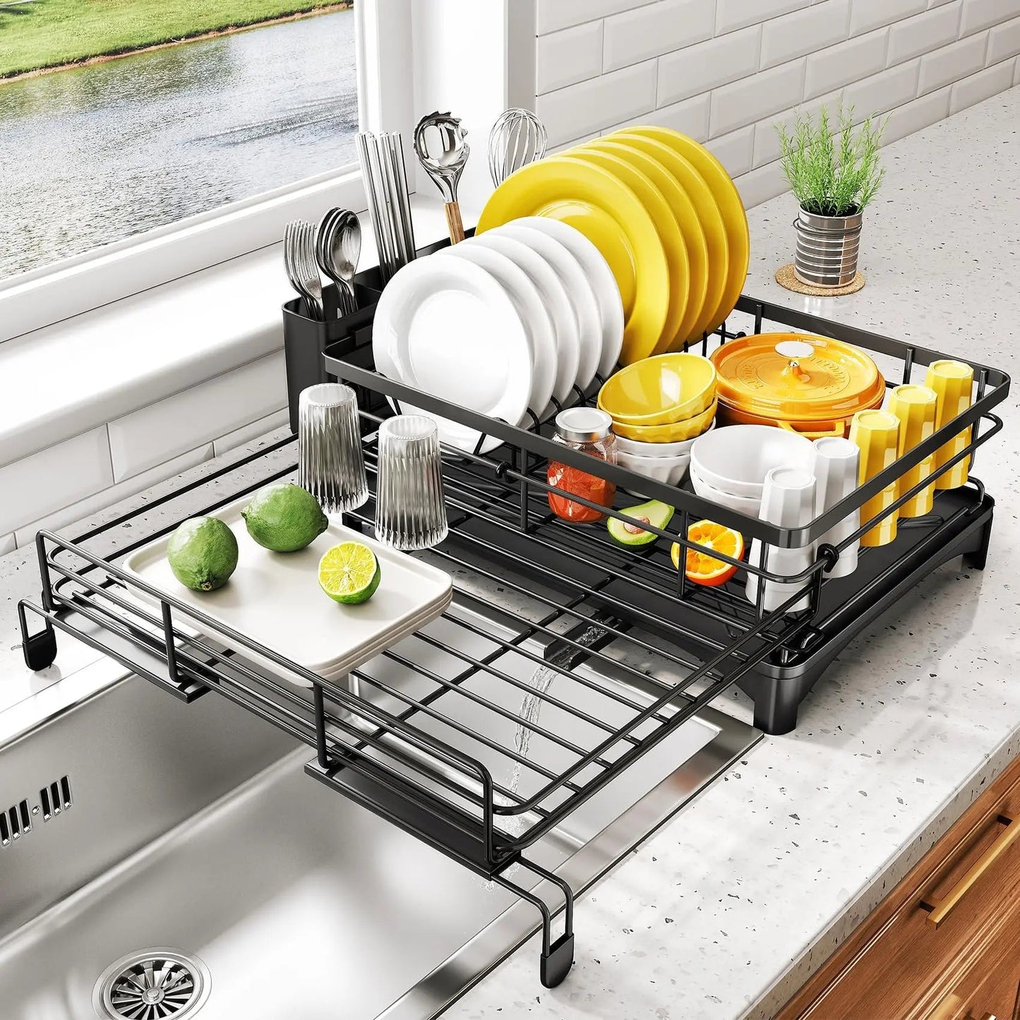 égouttoir à vaisselle 2 étages - extensible - Prati - Kitchen