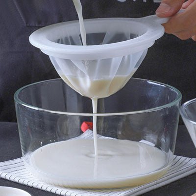 Filtre à Lait Végétal Réutilisable en Nylon - Sac pour Lait de Noix, Soja, Amendes, Jus - Prati - Kitchen