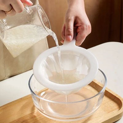 Filtre à Lait Végétal Réutilisable en Nylon - Sac pour Lait de Noix, Soja, Amendes, Jus - Prati - Kitchen