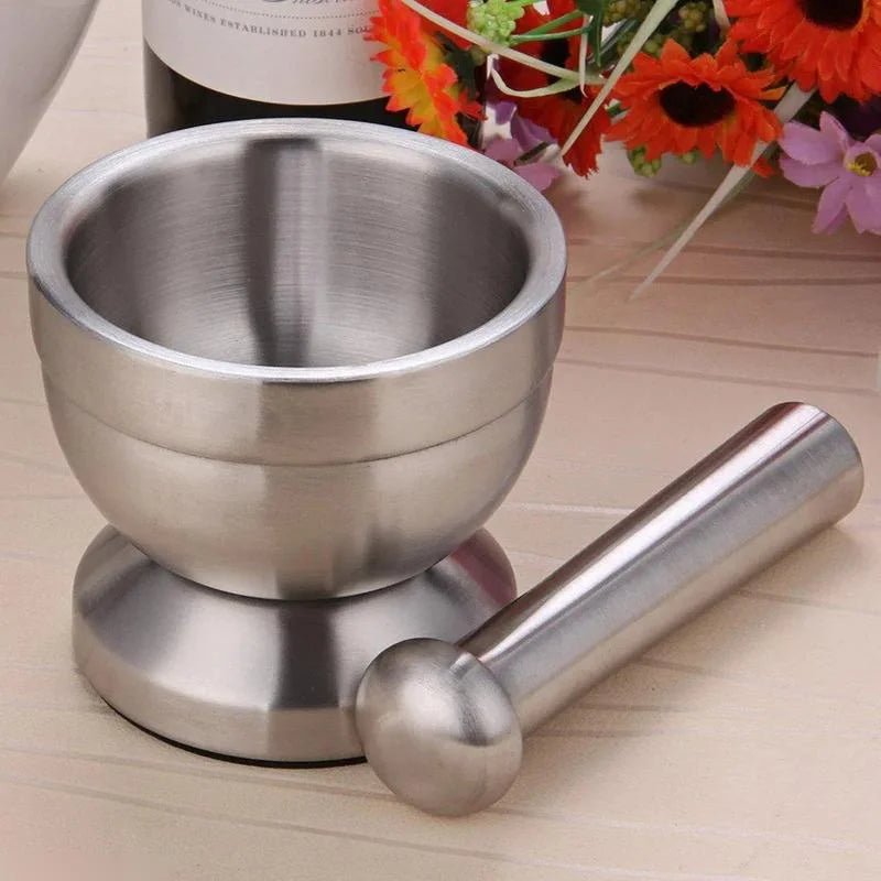 mortier et pilon en acier inoxydable - Prati - Kitchen