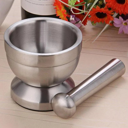 mortier et pilon en acier inoxydable - Prati - Kitchen