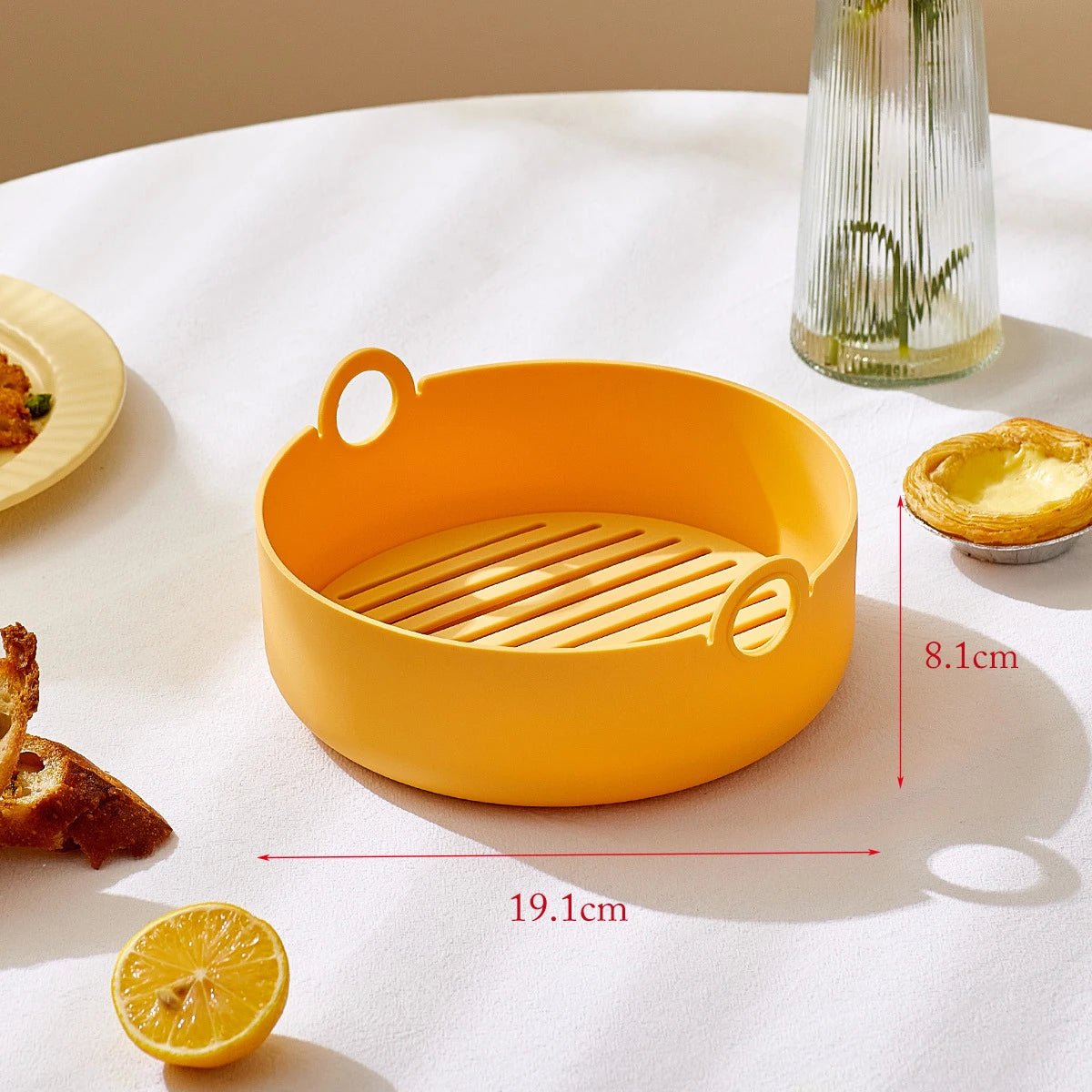 Moule Silicone Réutilisable Air Fryer Antiadhésif | Rond et Platine - Prati - Kitchen