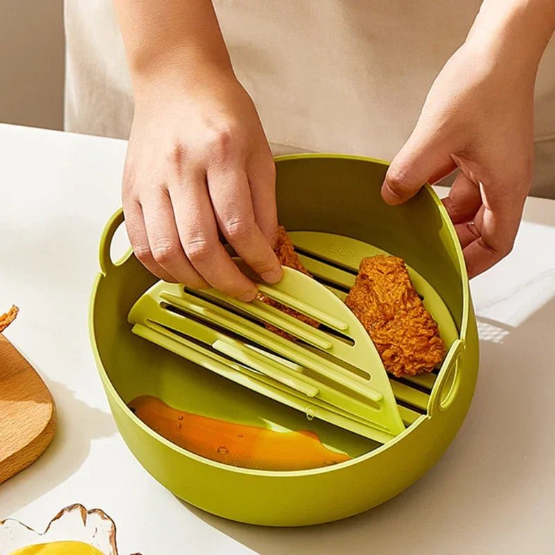 Moule Silicone Réutilisable Air Fryer Antiadhésif | Rond et Platine - Prati - Kitchen