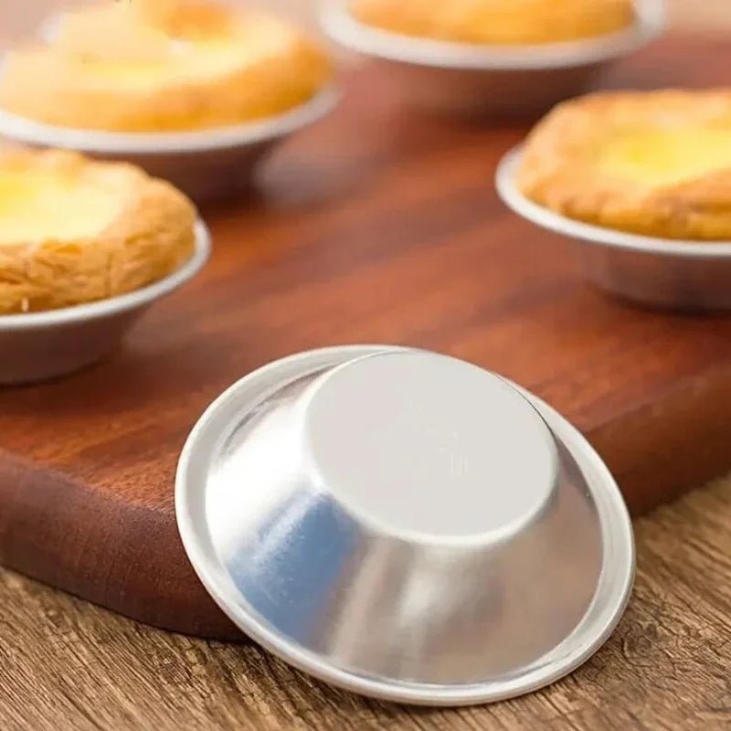 Moules à Tartelettes et tartes aux œufs en Aluminium Réutilisables | Kit de 10/25/ et 50 Pièces - Prati - Kitchen