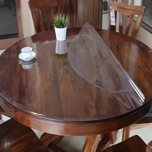 Nappe de Protection de Table Transparente (1.0 mm) en PVC Souple | Imperméable et Anti - Rayures - Prati - Kitchen