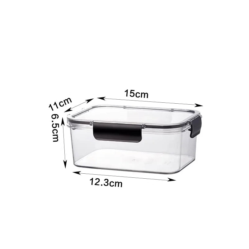 Organisateur Frigo Empilable avec Couvercles Scellés (Lot de 4) - Prati - Kitchen