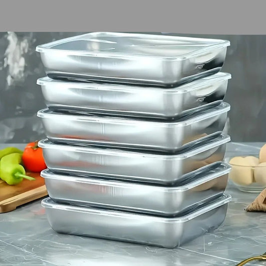 Organisateur Frigo et Réfrigérateur en Acier Inoxydable Lot de 10 - Prati - Kitchen