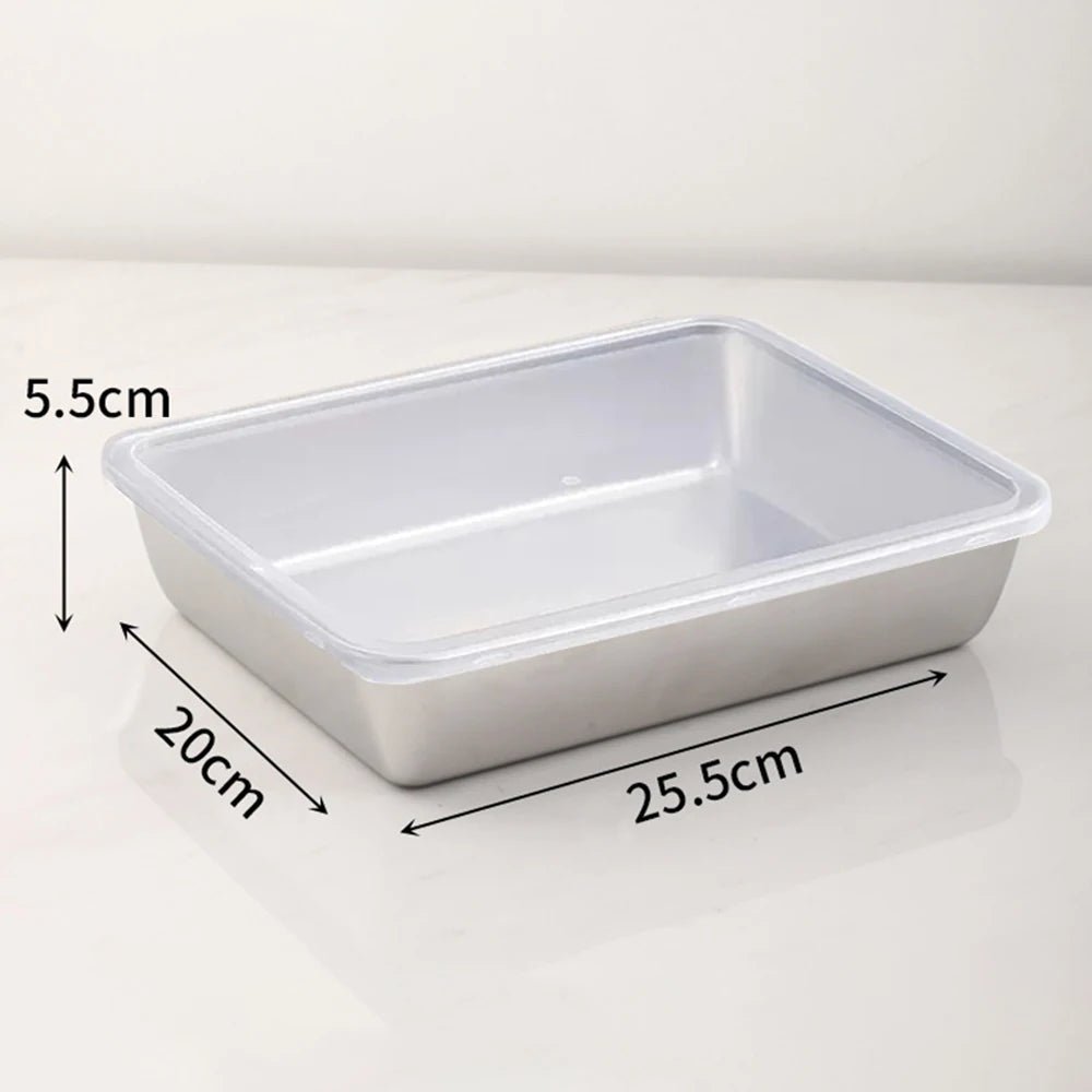 Organisateur Frigo et Réfrigérateur en Acier Inoxydable Lot de 10 - Prati - Kitchen