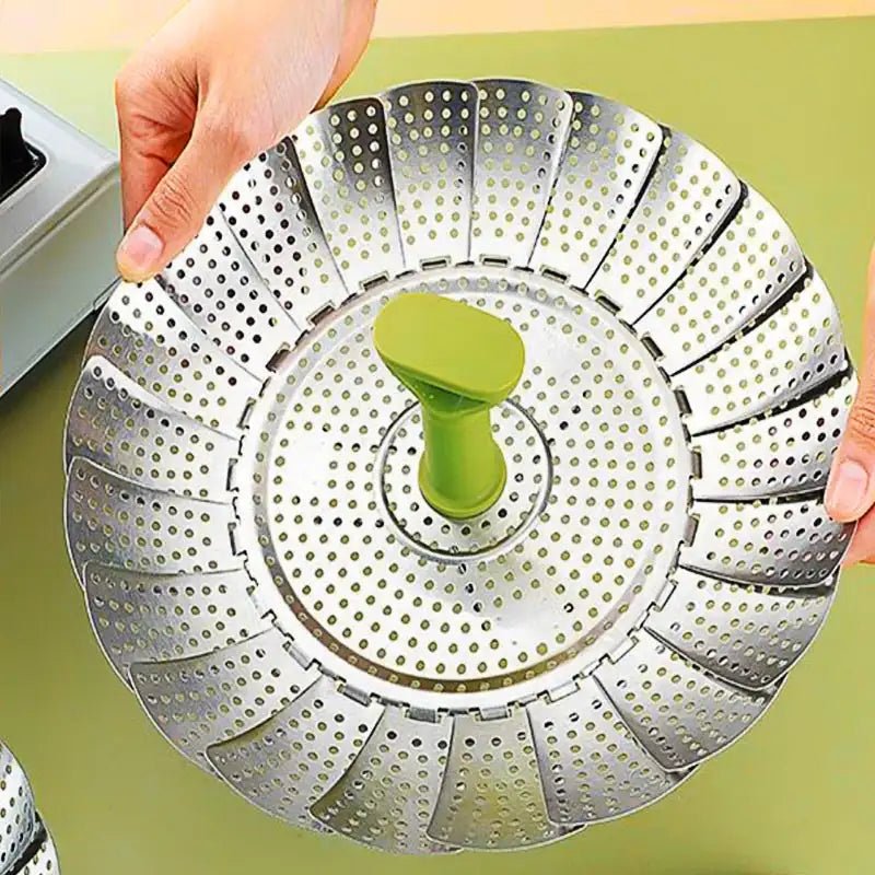 panier vapeur pliable en acier inoxydable pour casserole et poêle - Prati - Kitchen