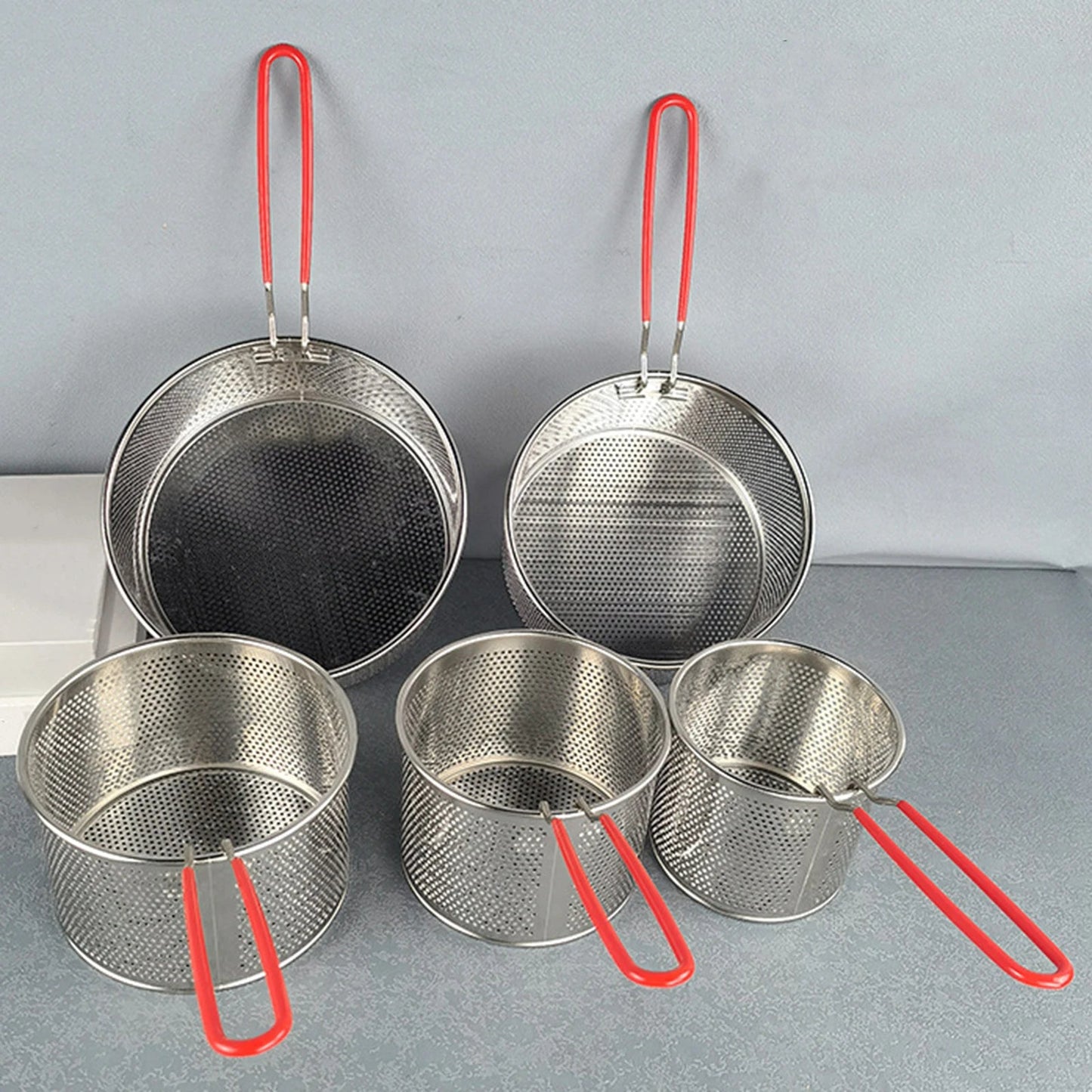 panier de cuisson multifonction en acier inoxydable : les 5 tailles