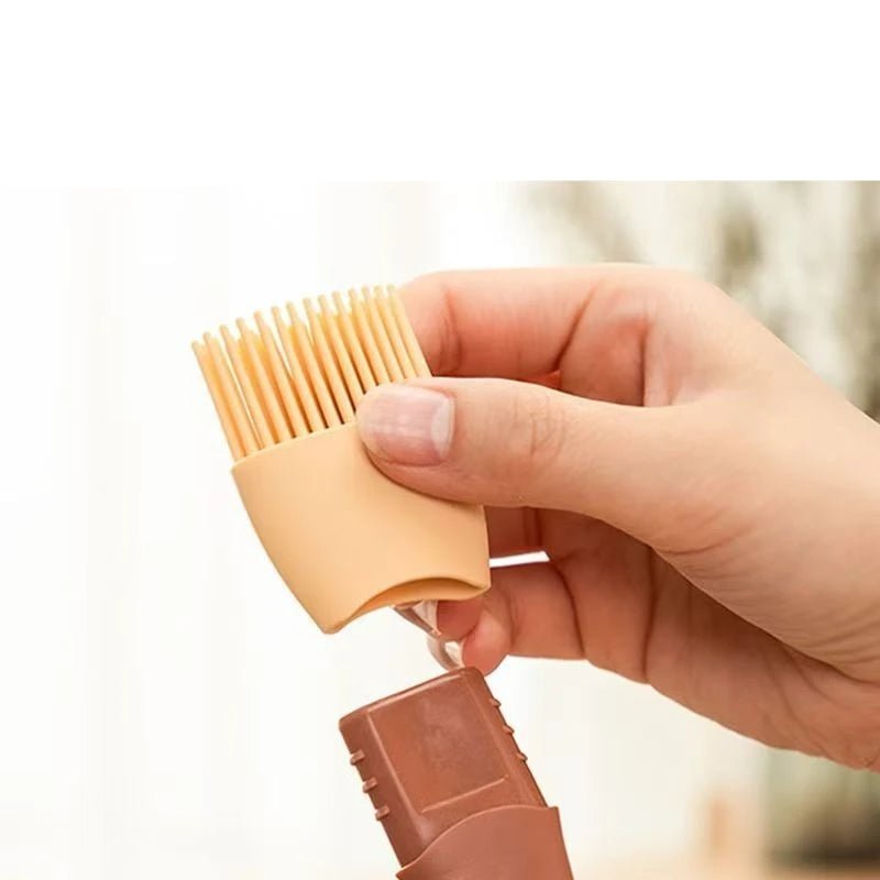 Pinceaux de Cuisine en Silicone Platine | Brosse avec Réservoir en Verre - Prati - Kitchen