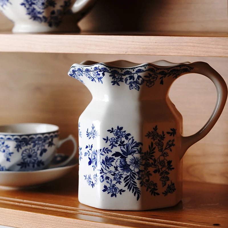 Pot à ustensiles vintage céramique fleuri - Prati - Kitchen