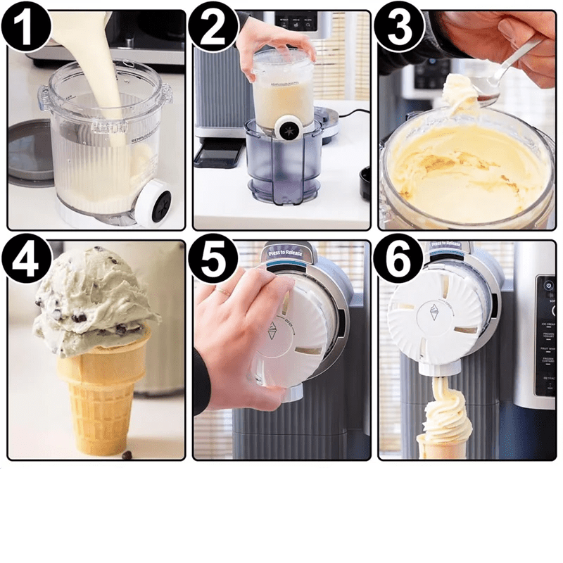 Pots à Glace ( Pintes) de Remplacement Ninja CREAMI (Lot de 4) | Compatibles NC700/NC701 - Prati - Kitchen