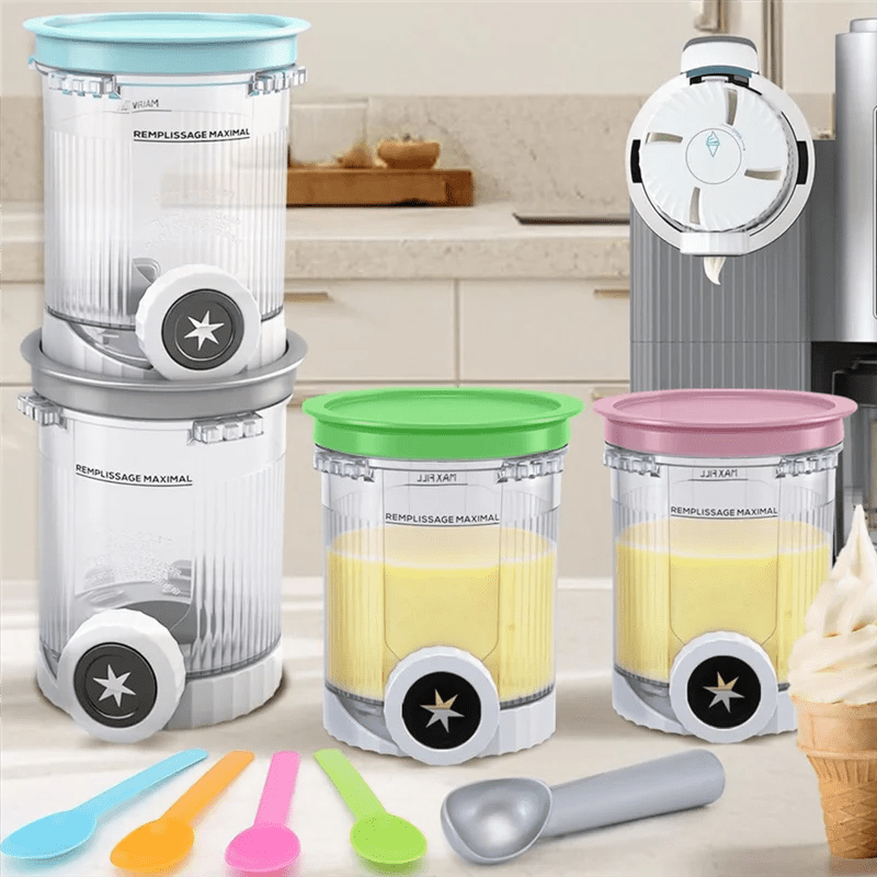 Pots à Glace ( Pintes) de Remplacement Ninja CREAMI (Lot de 4) | Compatibles NC700/NC701 - Prati - Kitchen