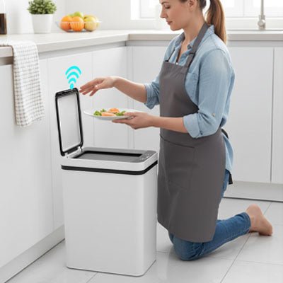 Poubelle Automatique Sans Contact 12L (Capteur infrarouge) - pour cuisine - Prati - Kitchen