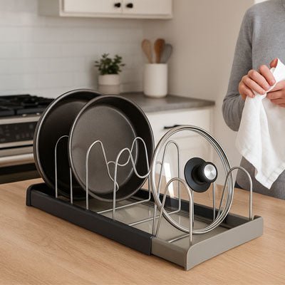 range couvercles extensible en acier inoxydable - Prati - Kitchen