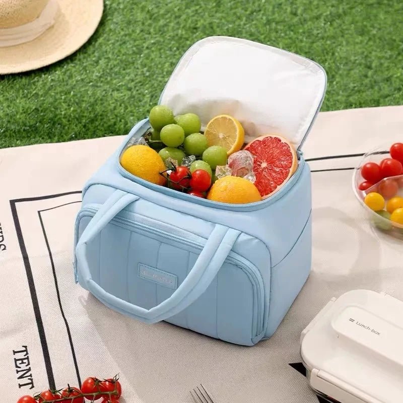 Sac DĂ©jeuner Isotherme (Grande CapacitĂ©) | BoĂźte Repas Thermique Hydrofuge | PoignĂ©e Douce pour Pique - nique, Ăcole et Bureau | GlaciĂšre Souple Portable - Prati - Kitchen