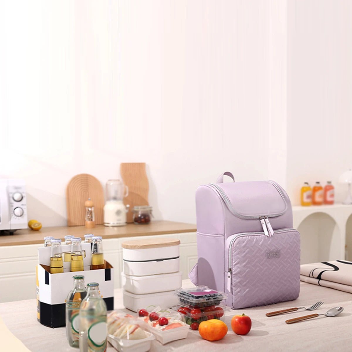 Sac Repas Isotherme XXL Étanche (Lunche Bag) - Idéal Bureau, Travail/ Pique - Nique - Prati - Kitchen