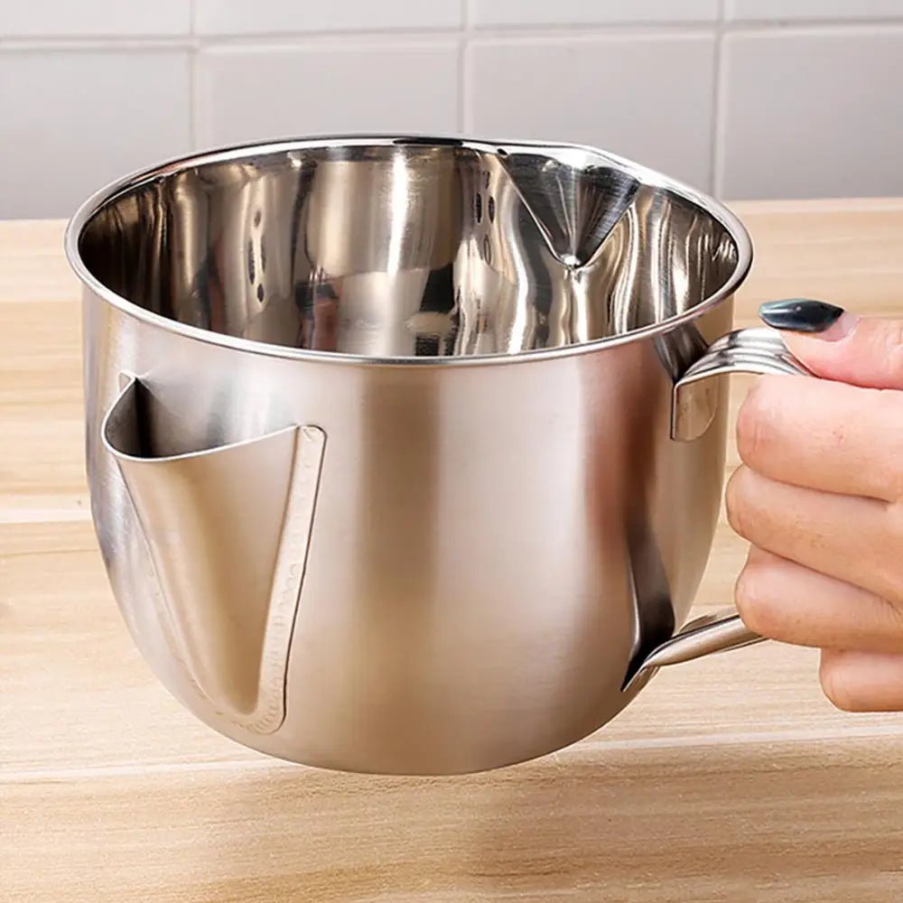 Séparateur de Graisse Professionnel 1L (1000ml) en Acier Inoxydable (Inox 18/10) - Prati - Kitchen