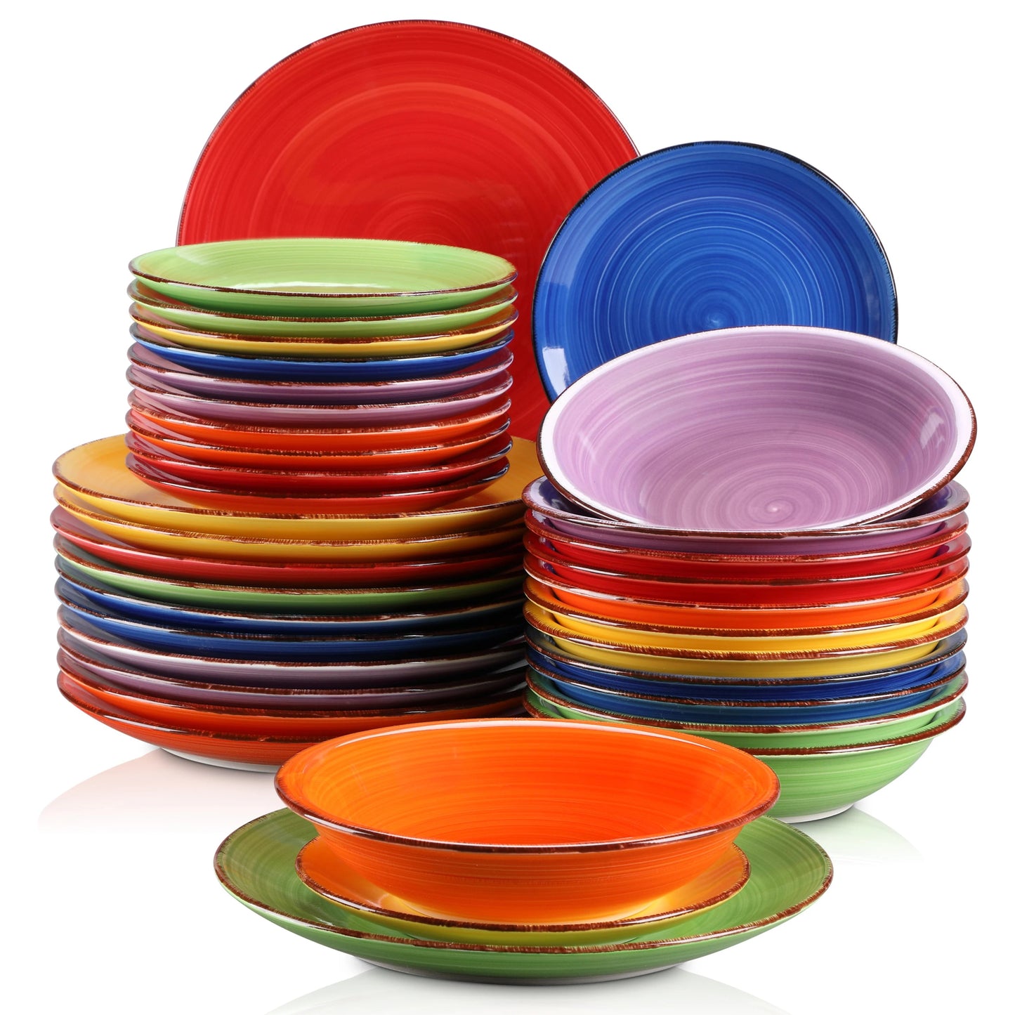 service- de- table- BONITA- VANCASSO- Vaisselle- en- grès- 18- pièces : ensemble- de- vaisselle- BONITA- VANCASSO