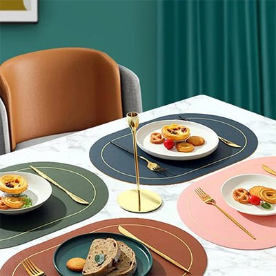 Set de table simili cuir lavable - Prati - Kitchen