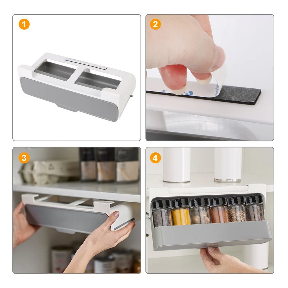 support à épices escamotable pour meuble haut de cuisine - Prati - Kitchen