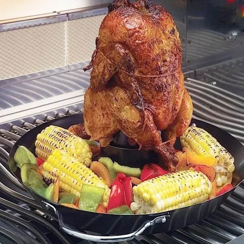 Support poulet vertical acier inoxydable - Prati - Kitchen