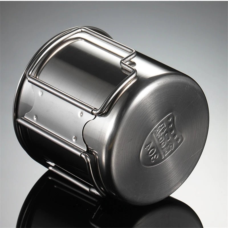 Tasse / Mug de Camping Pliable Inox 18/10 avec Mousqueton - Prati - Kitchen