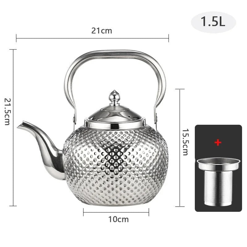 Théière inox avec infuseur - Prati - Kitchen