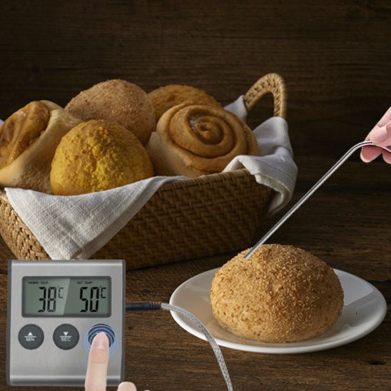 thermomètre- de- cuisine- à- sonde- pour- four- et- gril- TP700 : dans- de- la- pâtisserie