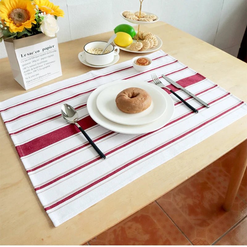 Torchon de Cuisine Rayé Tissé en Coton pour la Maison | Torchons à Thé Décoratifs - Prati - Kitchen