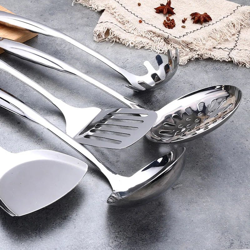 Ustensiles de Cuisine Premium en Acier Inoxydable - Résistant à la Chaleur - Prati - Kitchen