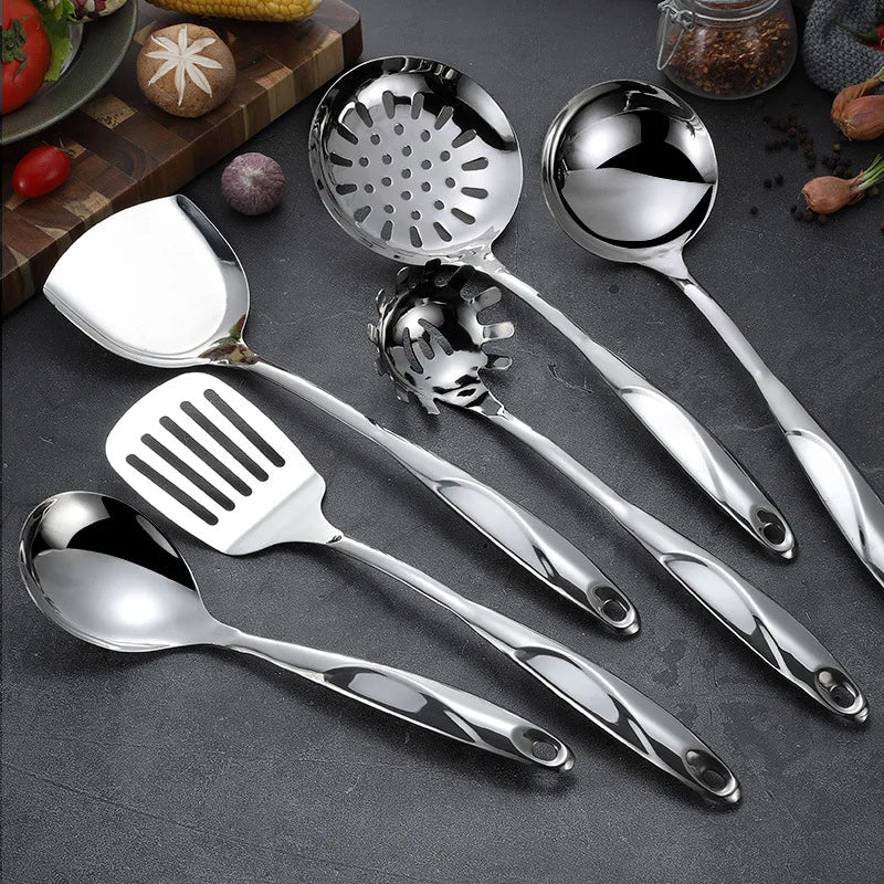 Ustensiles de Cuisine Premium en Acier Inoxydable - Résistant à la Chaleur - Prati - Kitchen