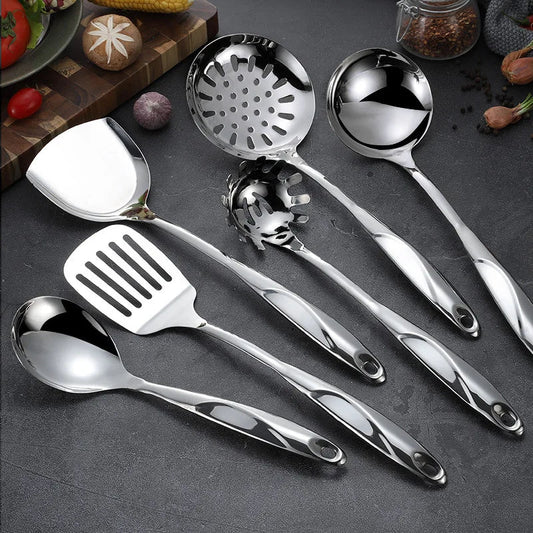 Ustensiles de Cuisine Premium en Acier Inoxydable - Résistant à la Chaleur - Prati - Kitchen